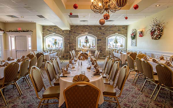 Long Tables Setup for Connecticut Event